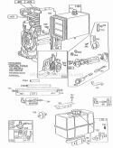 Fuel Tanks Oil Gard Hoses Diagram and Parts List for  Briggs and Stratton Engine